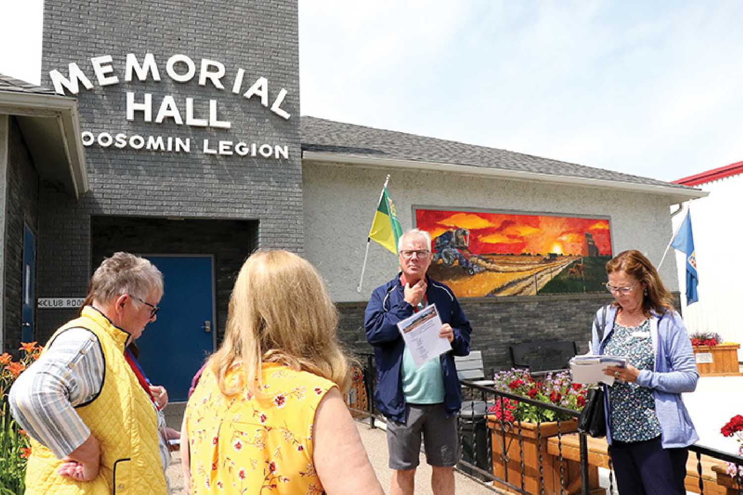 Mike Schwean spoke about how significant the Moosomin Legion is to the community.